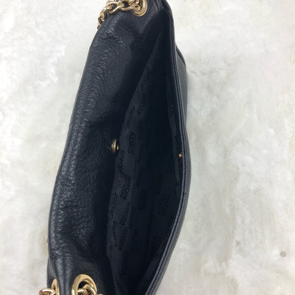 Michael by Michael Kors Black Leather Purse - Picture 11 of 15